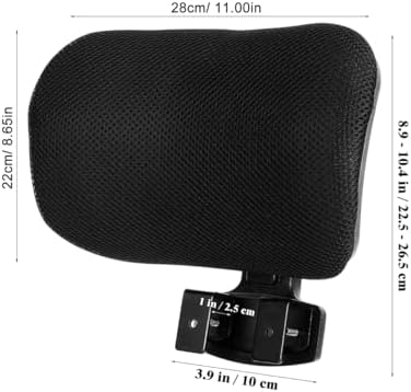 Operitacx Office Chair Headrest Attachment, Adjustable Head Rest for Office Chair, Universal Headrest Head Pillow for Office Chair Computer Chair(11x8.65 inch)¡­