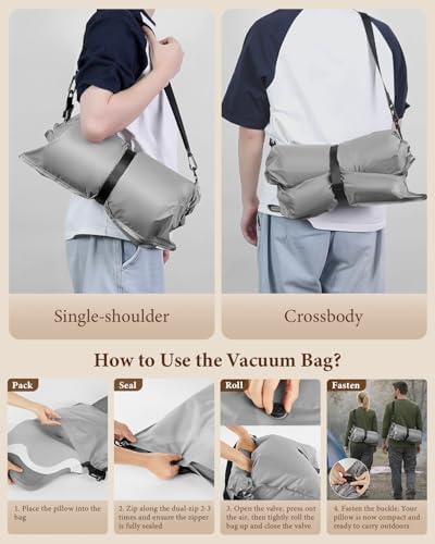 Cervical Pillow for Neck Pain, Ergonomic Memory Foam Contour Pillow