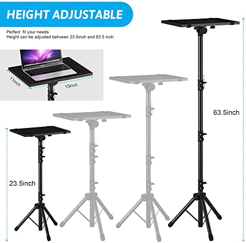 Projector Stand Tripod Laptop Stands Height Adjustable