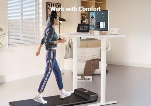 YDN 63 x 24 Inch White Electric Standing Desk