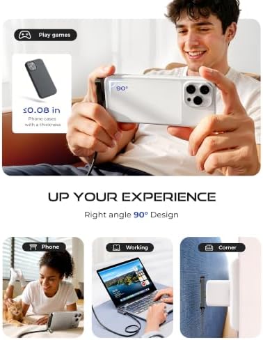 USB C to USB C Cable, 240W Fast Charging Cable with Built-in Phone Stand