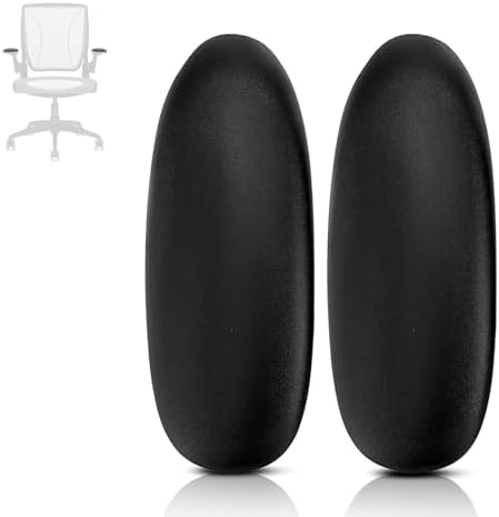 Arm Pads Caps Replacement for Humanscale Diffrient World Office Chair, only Compatible with Height Adjustable Arms
