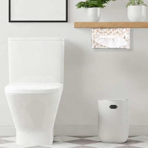 Acrylic Tissue Box Holder Wall Mounted, Clear Rectangular Organizer