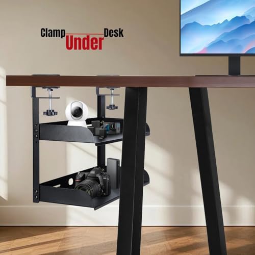 CanKing Desk Clamp Shelf, 16 Inch Straight
