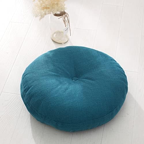 Removable Tatami Futon Floor Cushion Seating Cushion Floor Pillow,Round Living Room Office Chair Pads Mat Yoga Cushion Meditation Floor Pillow I 50cm(20inch)