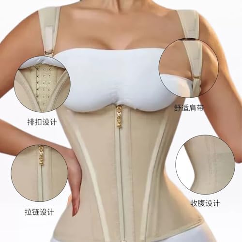 PetPhindU Shoulder Straightener Posture Corrector, Waist Trainer for Women, Tummy Control Sports Girdle Posture Corrector (Black,XX-Large)