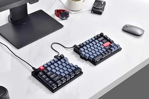 Keychron Q11 Split Keyboard 75% Layout Wired Mechanical Gaming Keyboard