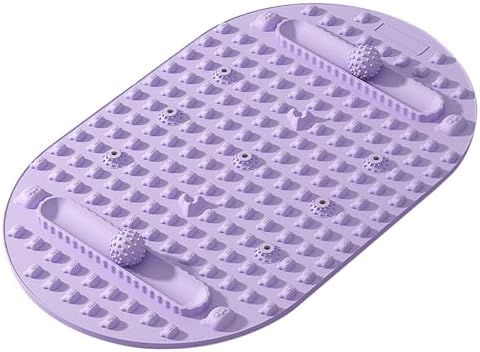 Acupuncture Mat for Foot Reflexology, Silicone Foot Massage Mat with Non-Slip Backing - Thick Acupressure Pad for Standing Desk, Home Gym, Yoga and Stress Release