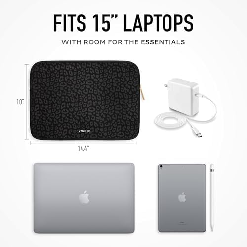 Vandel Slim, Protective Laptop Sleeve for 15-15.6 Inch Laptops, MacBook Air
