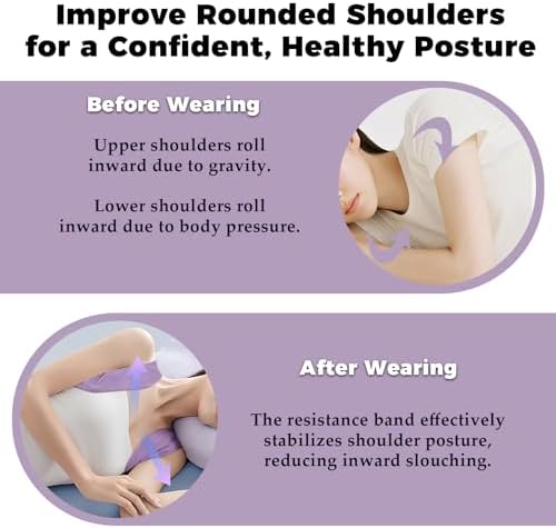 2PCS Posture Corrector Set,Nighttime Posture Brace Sleeping and Back Straps