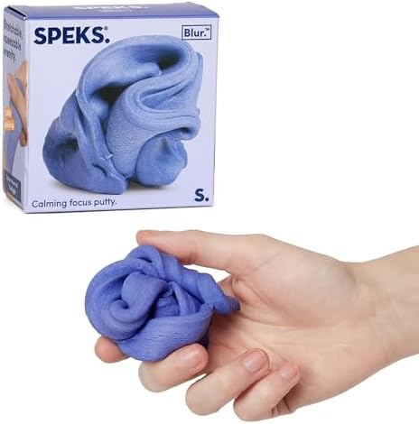 Speks Blur Sensory Slime Putty, Silent Stress Relief Tool, Desk Toy