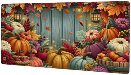 Autumn Large Mouse Pad Non-Slip Rubber Long Gaming Desk Mat
