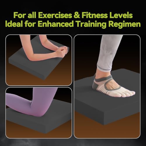 Large Thick Balance Pad Non-Slip Stability Trainer Yoga & Pilates