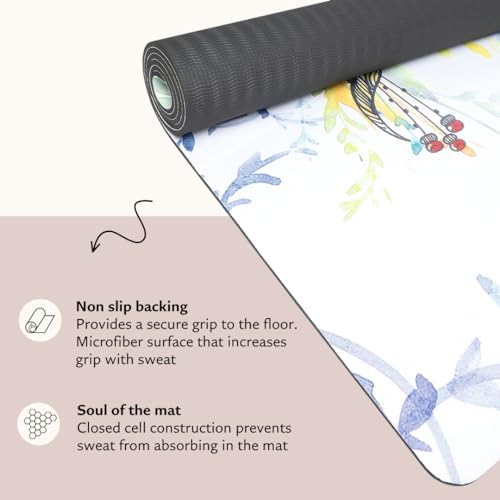 Shakti Warrior TPE Yoga Mat (72 inch x 24 inch x 6mm Thick)