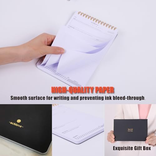 ZERONE CENTRE Actionable Goal Planning Notepad W/Progress Tracking
