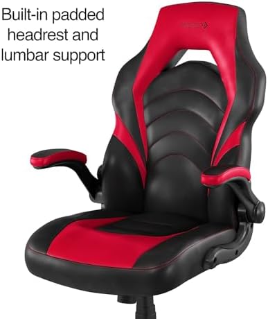 STAPLES Emerge Vortex Gaming Chair, Ergonomic, Adjustable, Swivel, Black
