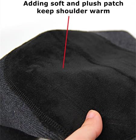 Shoulder Support Brace Warm Shoulder Protection Elastic Wool Shoulder Pad Stability Brace Adjustable Shoulder Warp Sleeve Protector for Pain Relief Injury Recovery Compression Arthritis Chronic Unisex