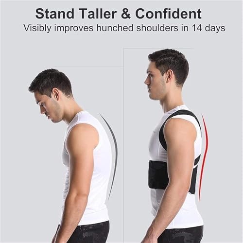 Back Brace Posture Corrector for Women and Men, Back Lumbar Support Shoulder Posture Support for Improve Posture Provide and Back Pain Relief(XX-Large)