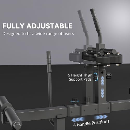 Soozier Seated Calf Raise Machine for Home Gym Waist Arm Training
