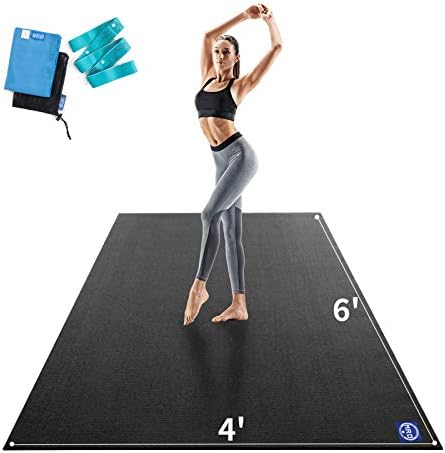 MRO Extra Large Yoga Mat, 12'x6'/9'x6'/7'x5'/6'x4' (9MM)