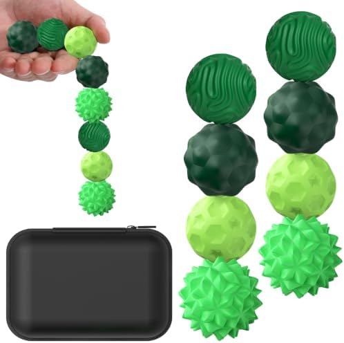 BUSOHA Silicone Magnetic Fidget Balls - 8 Pack Fidget Toys for Adult