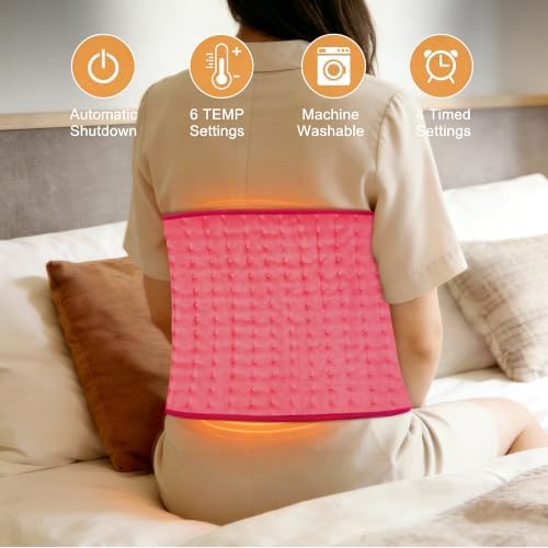 Electric Heating pad for Back Neck Shoulder Knee Arms Legs