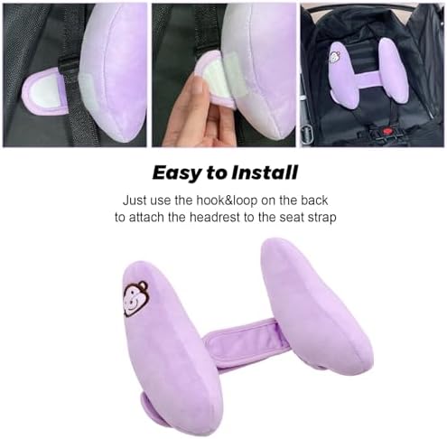 Baby Car Seat Head Neck Support,Portable U-Shape Travel Pillow for Toddler