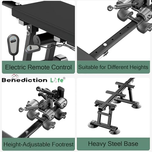 Electric Traction Machine for Neck and Back, Fitness Full Body Traction Device, Home Spinal Decompression Stretcher for Lower Back Pain Relief ,Lumbar & Cervical Traction Decompression Table