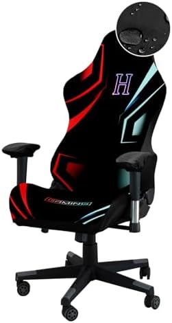 Water Repellent Gaming Chair Cover,3D Printing Fit Cat Scratch Proof