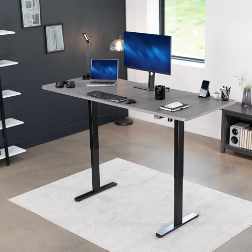 VIVO Dark Gray 71 x 30 in Standing Desk, DESK-KIT-0B7G