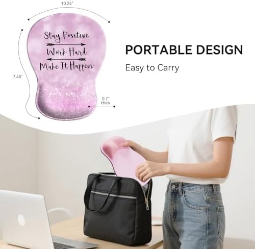 Ergonomic Mouse Pad with Wrist Rest Cute Mousepad Wrist Support