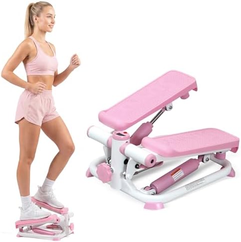 Sunny Health & Fitness Mini Stepper w/LCD Monitor & Adjustable Step Height