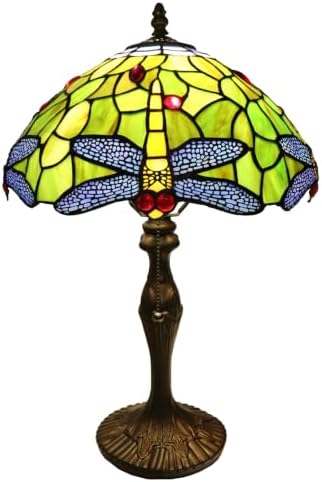 Table Lamp Compatible with Tiffany Style Green Dragonfly Lamp