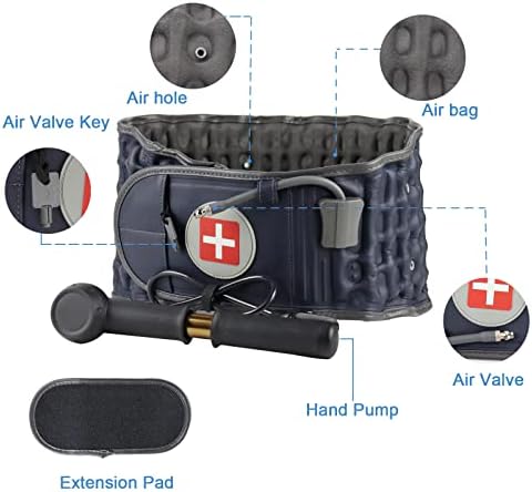 Inflatable Decompressioin Belt for Lower Back Pain Relief