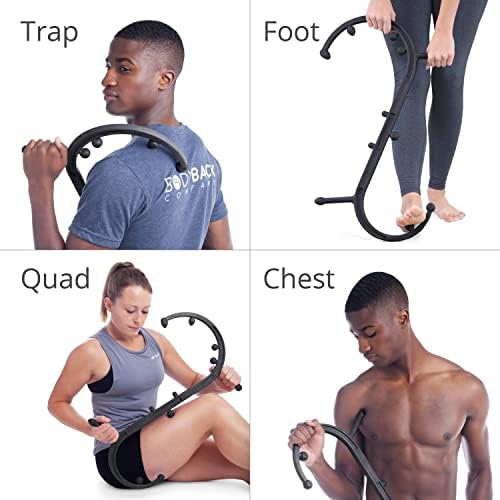 Body Back Buddy Classic Back Massager & Neck Massager for Pain Relief Black