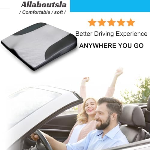 Allaboutsla Car Seat Cushion, Car Seat Cushions for Long Driving