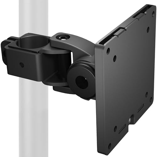 VIVO Black Pole Bracket Monitor Mount, Up to 49" Ultrawides, MOUNT-POLE49U