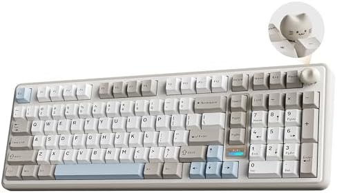 YUNZII B98 PRO 96% Wireless Mechanical Keyboard (Beige, Milk Switch)