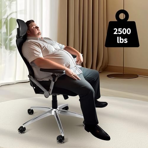 Office Gaming Chair Metal Base Replacement Part with 5 Wheels 5 Bell Glides