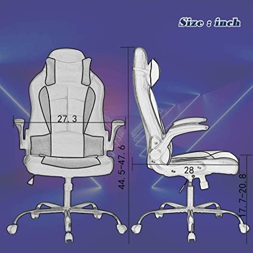 Meet perfect Ergonomic Gaming Chair with Lumbar Support, Red