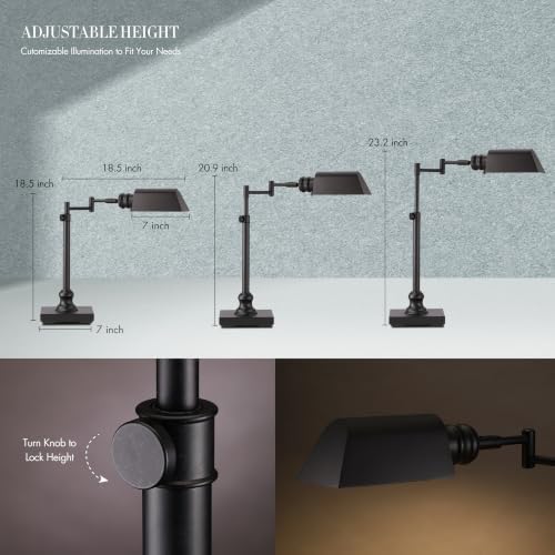 O'Bright Arcadia Pharmacy Desk Lamp, Black