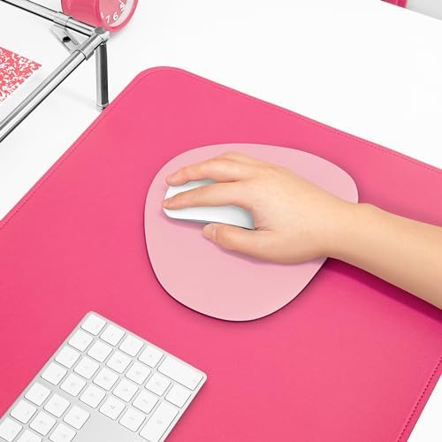 GREEDY FARMERS Mouse pad, Non-Slip Washable Waterproof Computer Mouse pad (Blush Pink)