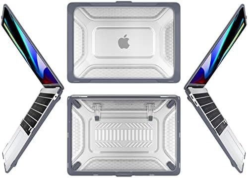 Batianda HexArmor Case for MacBook Air 13 Inch 2018-2020, Gray