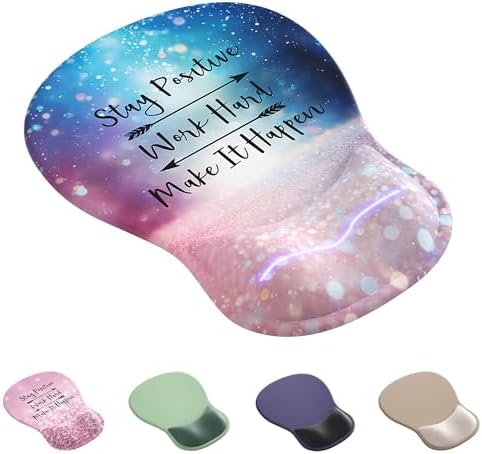 Ergonomic Mouse Pad with Wrist Rest Cute Mousepad Wrist Support