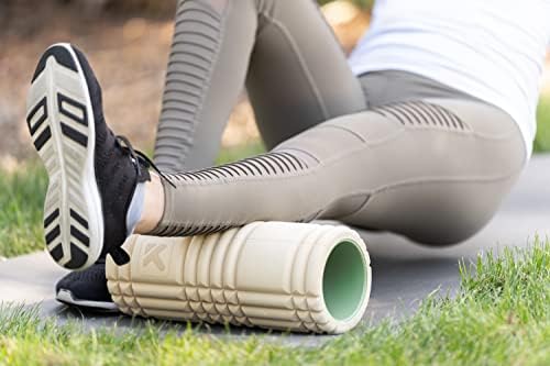 TRIGGERPOINT Performance Therapy Grid Patented Multi-Density Foam Massage Roller (30% Renewable Materials) Exercise,Deep Tissue Muscle-Muscle Pain&Tightness,Improves Circulation (13"),Tan (Pack of 6)
