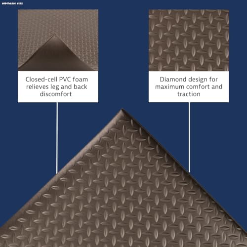 NoTrax 419 Diamond Sof-Tred™ with Dyna-Shield® 3' x 5' x 1/2" Anti Fatigue