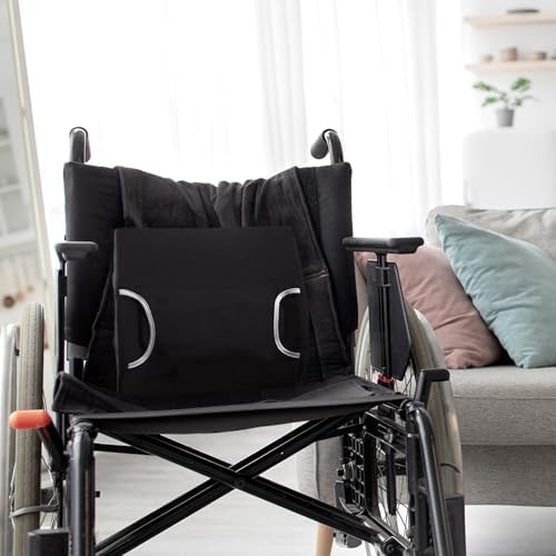 Vaunn Medical Seat Cushion, Lumbar Back Support Pillow for Office Chair with Removable Firm Insert (Without Gel Pad)