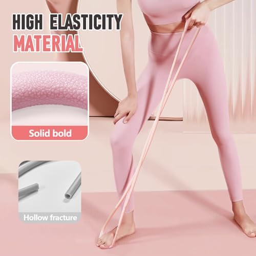 Figure 8 Fitness Resistance Band, 2025 New Elastic Bands for Working Out, Rubber Exercise Bands with Handles for Arm,Back Training, Exercise Equipment for Yoga, Pilates,Pilates