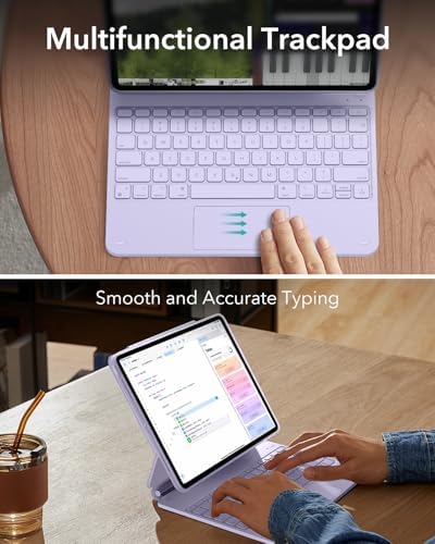 ESR for iPad Air 13 Inch Case Keyboard, Multi-Mode Magnetic Stand