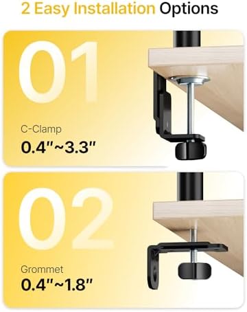 monTEK Triple Monitor Stand for 17-32" Screens, 22 lbs Each